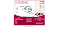Desktop Screenshot of carrollscarpets.com